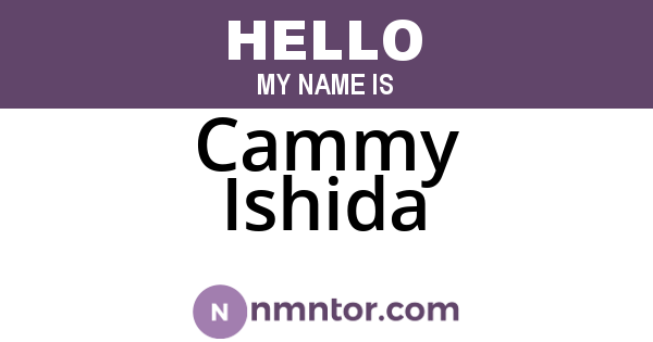 Cammy Ishida
