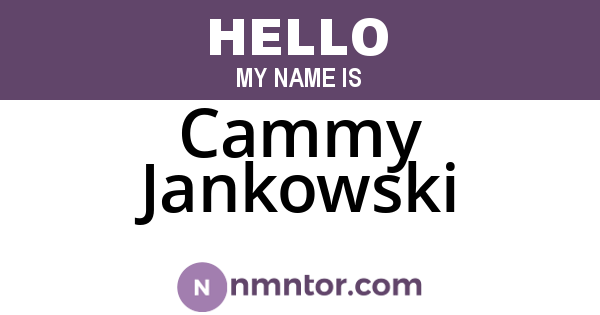 Cammy Jankowski