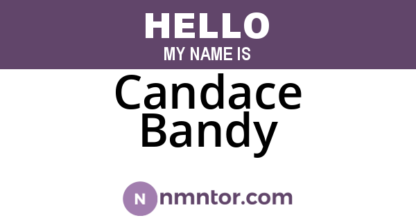 Candace Bandy
