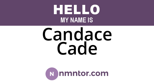 Candace Cade