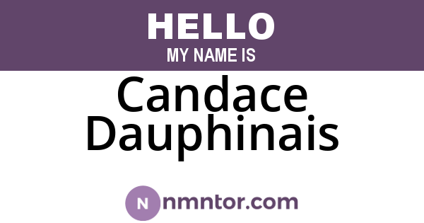 Candace Dauphinais