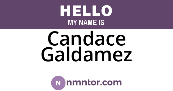 Candace Galdamez
