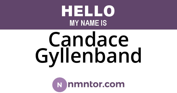 Candace Gyllenband