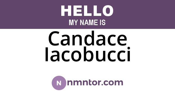 Candace Iacobucci