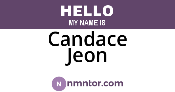 Candace Jeon