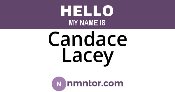 Candace Lacey