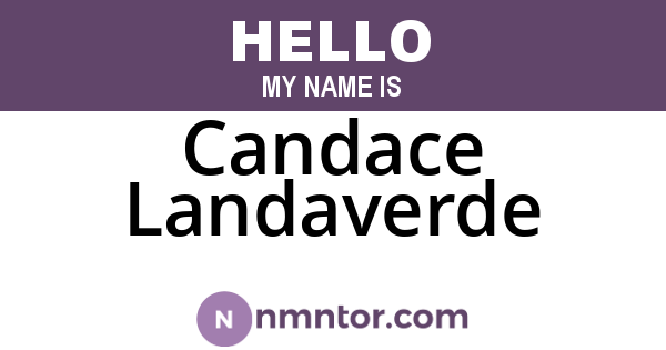 Candace Landaverde