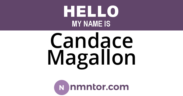 Candace Magallon