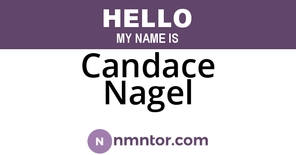Candace Nagel