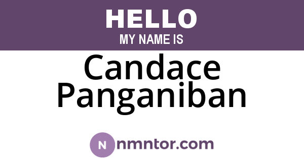 Candace Panganiban