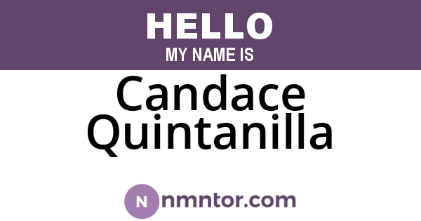 Candace Quintanilla