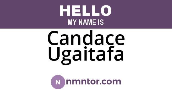 Candace Ugaitafa
