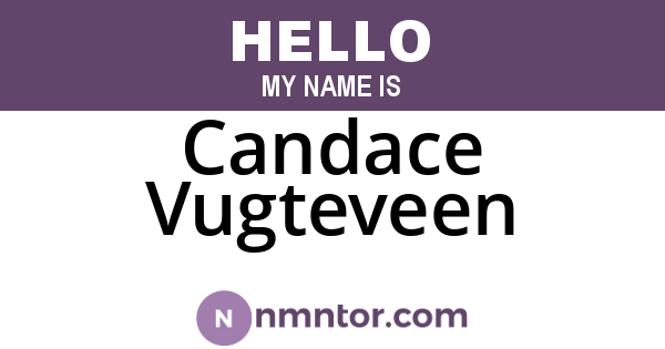 Candace Vugteveen