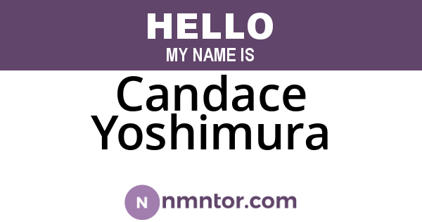 Candace Yoshimura