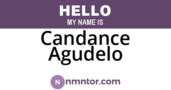 Candance Agudelo