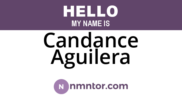 Candance Aguilera