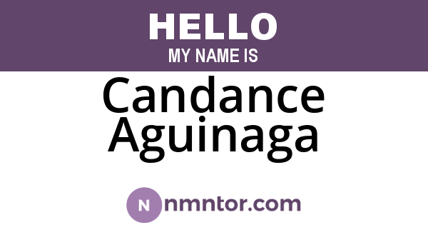 Candance Aguinaga