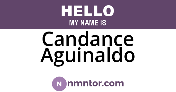Candance Aguinaldo