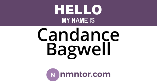Candance Bagwell