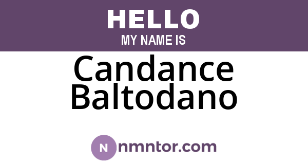 Candance Baltodano