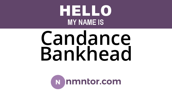 Candance Bankhead
