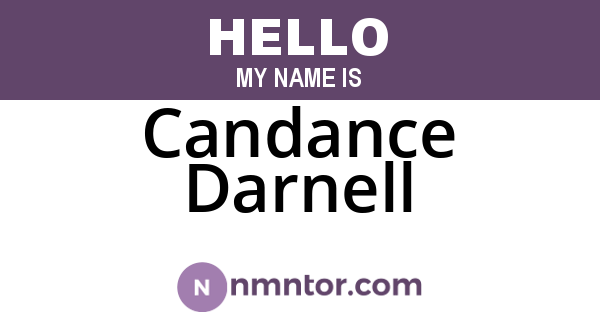 Candance Darnell