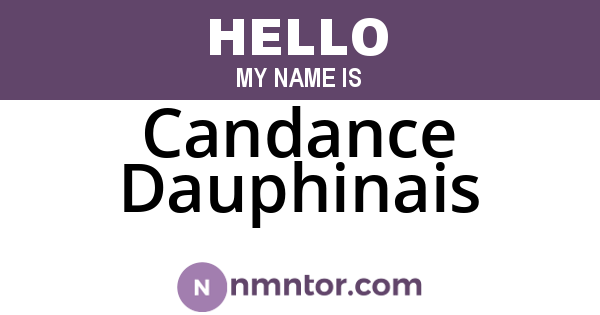 Candance Dauphinais