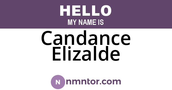 Candance Elizalde