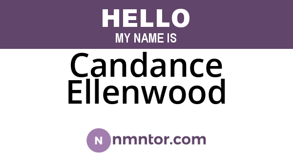 Candance Ellenwood