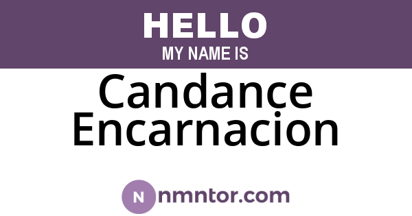 Candance Encarnacion