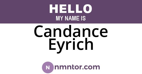 Candance Eyrich