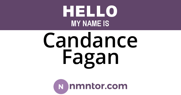 Candance Fagan