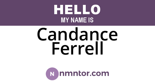 Candance Ferrell