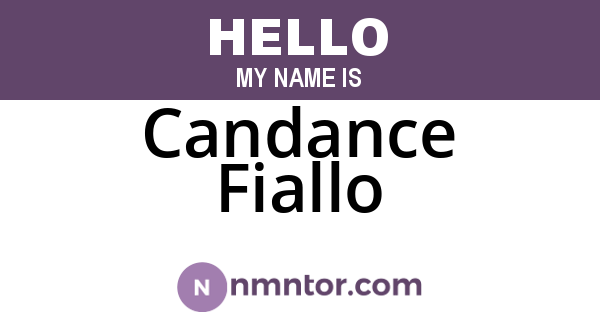 Candance Fiallo