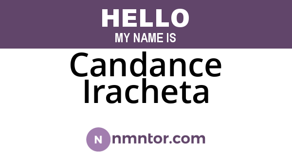 Candance Iracheta