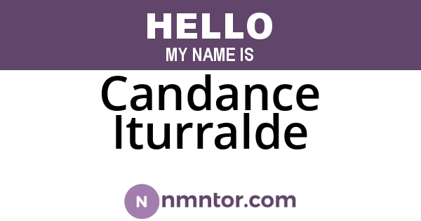 Candance Iturralde