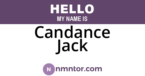 Candance Jack