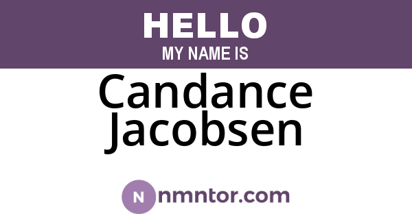 Candance Jacobsen