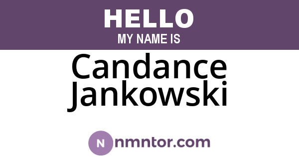 Candance Jankowski