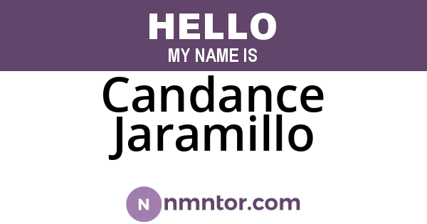 Candance Jaramillo