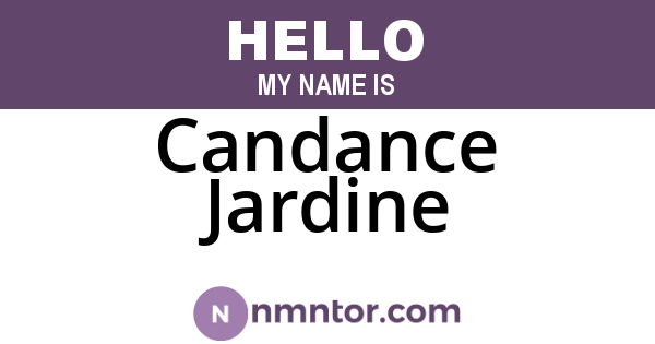 Candance Jardine