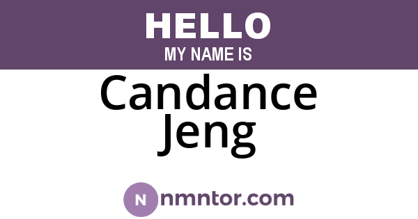 Candance Jeng