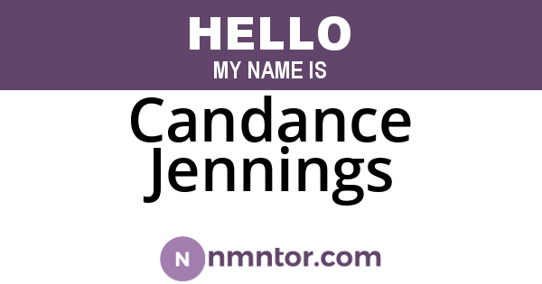 Candance Jennings