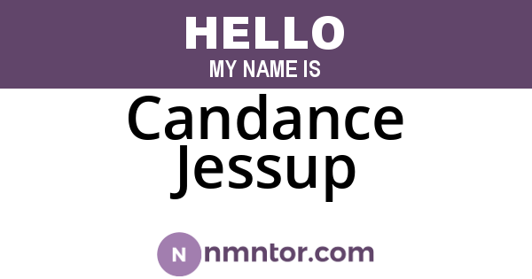 Candance Jessup