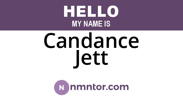 Candance Jett