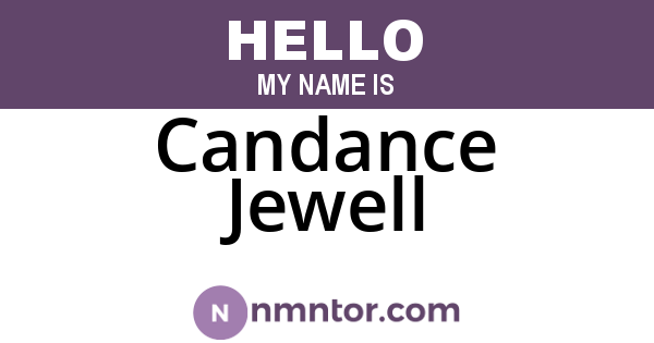Candance Jewell