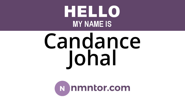 Candance Johal