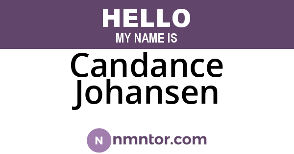 Candance Johansen
