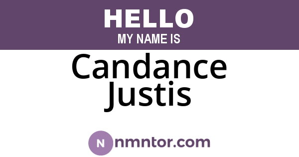 Candance Justis