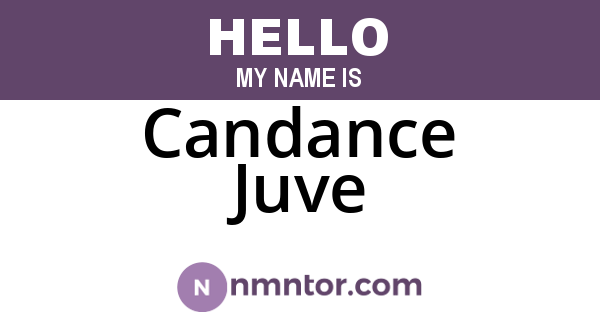 Candance Juve